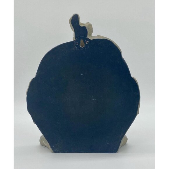 Gray Tabby Cat Chalk Board Blackboard Freestanding 10” Figurine - Picture 4 of 5